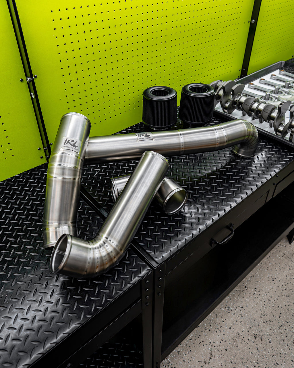 IRL G8X Titanium Front Mount Intakes