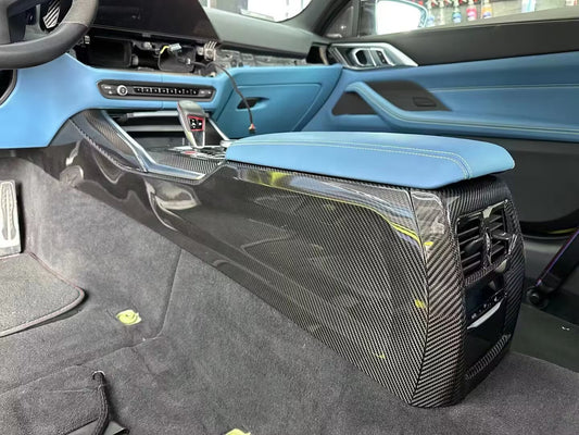 G8X M3/M4 Dry Carbon Fiber Center Console Side Trim