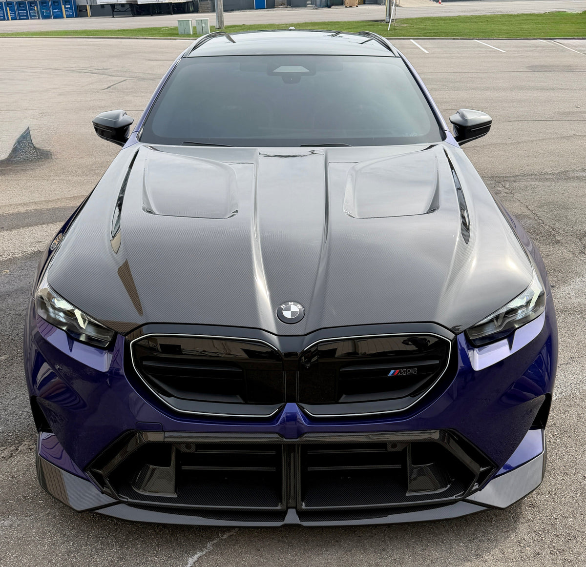 G90/G99 M5 SQ Style Dry Carbon Fiber Vented Hood