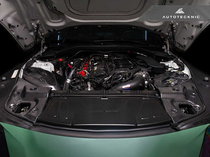AutoTecknic Dry Carbon Fiber Engine Bay Trim - A90 Supra