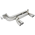 99-06 BMW E46 Quad Tip Axleback Exhaust - Stainless Steel