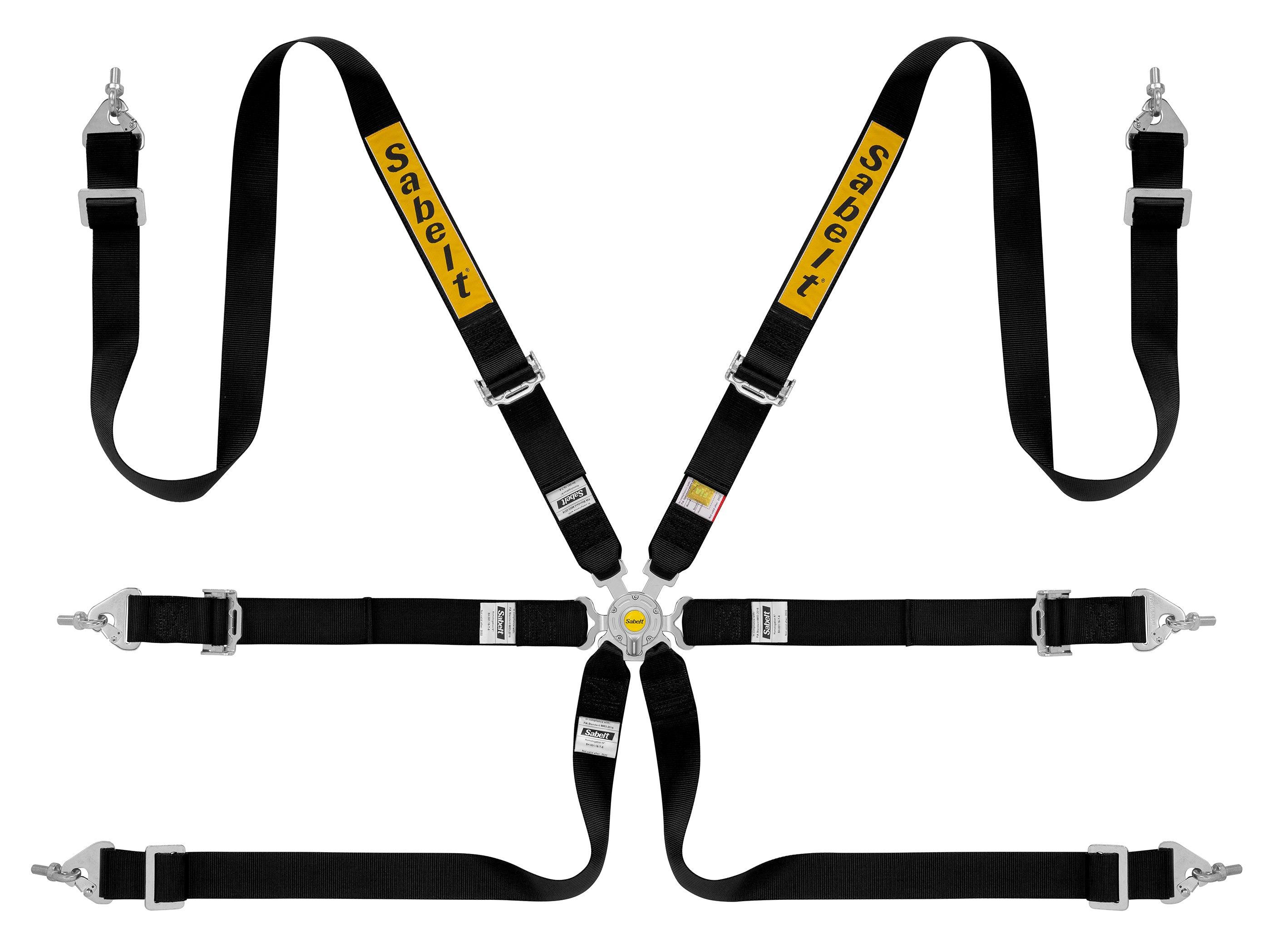 Sabelt Steel Saloon Rally 6-Point Harness