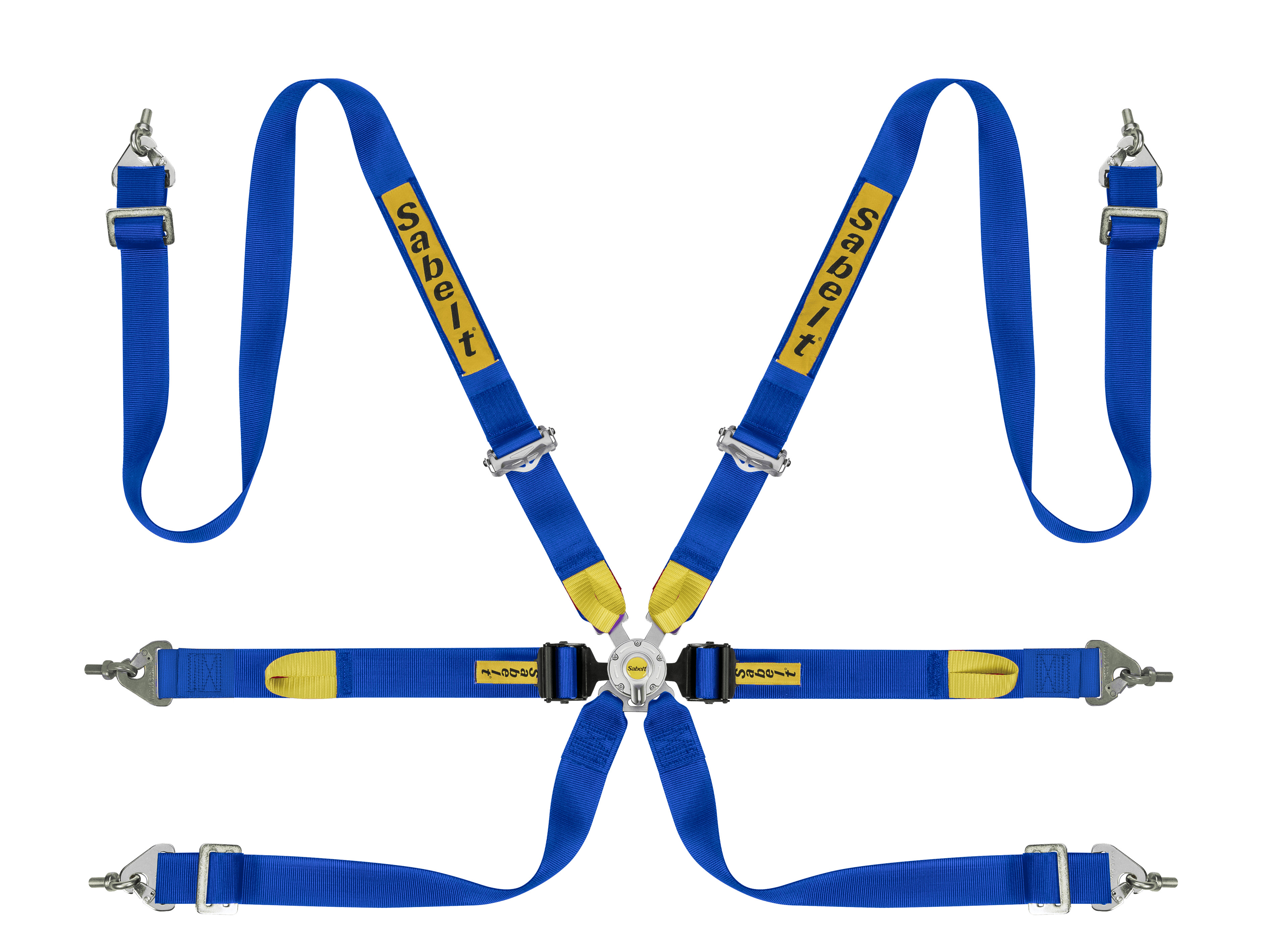 Sabelt Enduro Series Silver 6-Point Harness