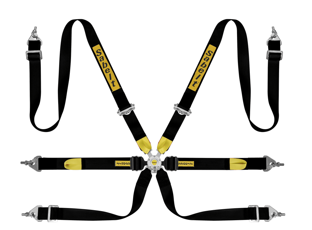 Sabelt Enduro Series Silver 6-Point Harness