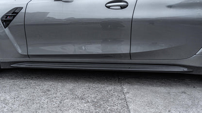 G8X OEM Dry Carbon Fiber Side Skirts