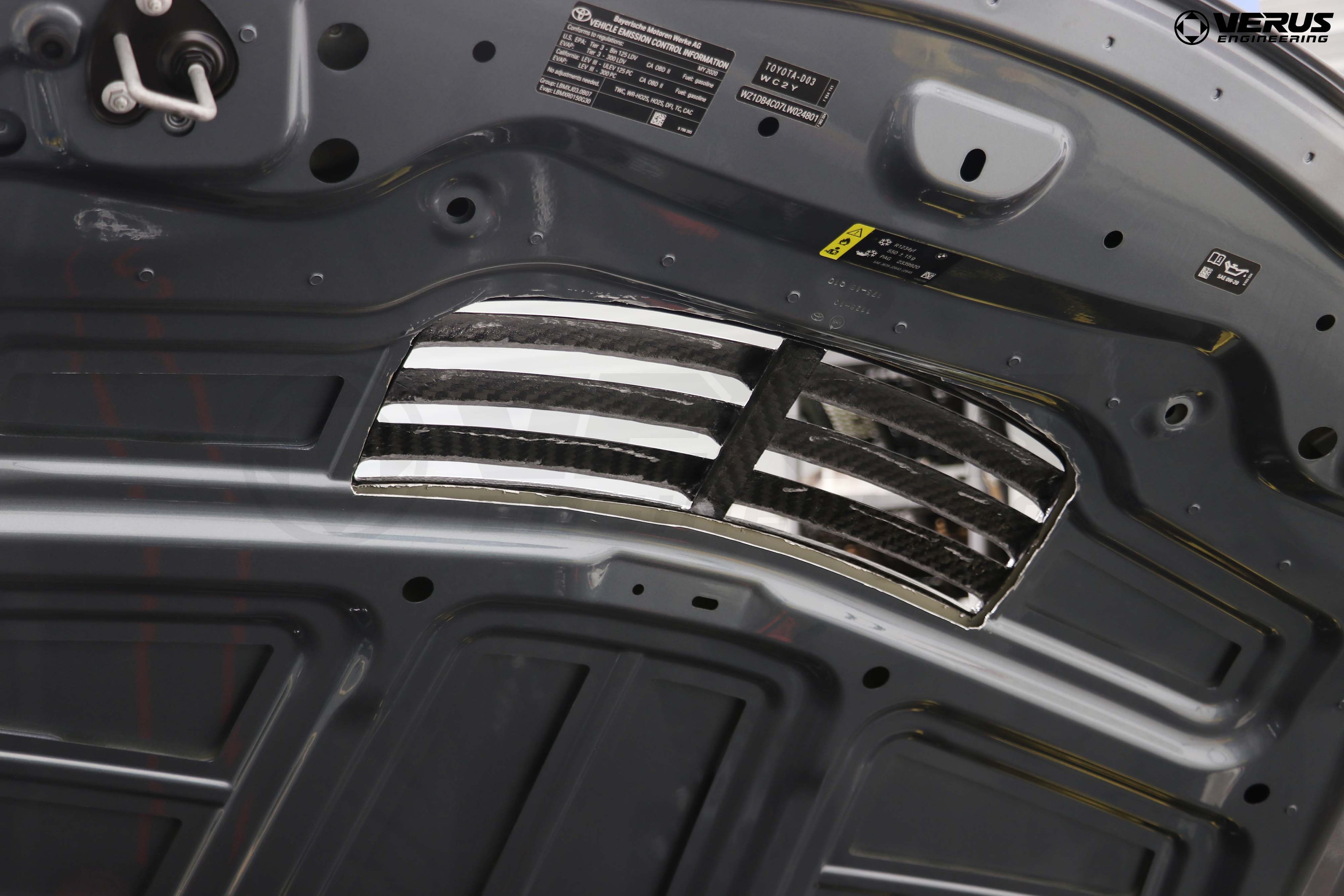 Verus Engineering Carbon Hood Louver Kit - MK5 2020+ Toyota Supra