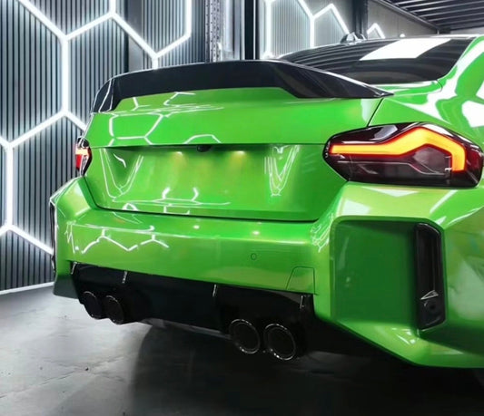 G87 Dry Carbon Fiber V Style High Kick Trunk Spoiler