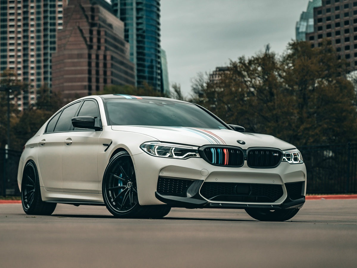 AutoTecknic Dry Carbon Fiber Center Front Lip - BMW F90 M5 | F90 M5 Competition Pre-LCI
