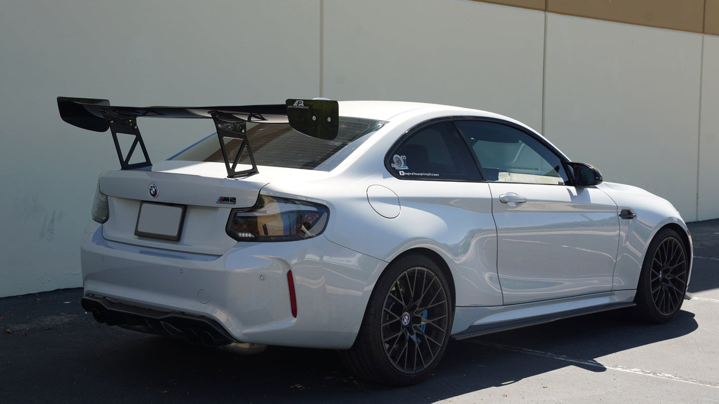 BMW F87 M2 GTC300 Carbon Fiber Adjustable Wing | House of Apex - House of Apex