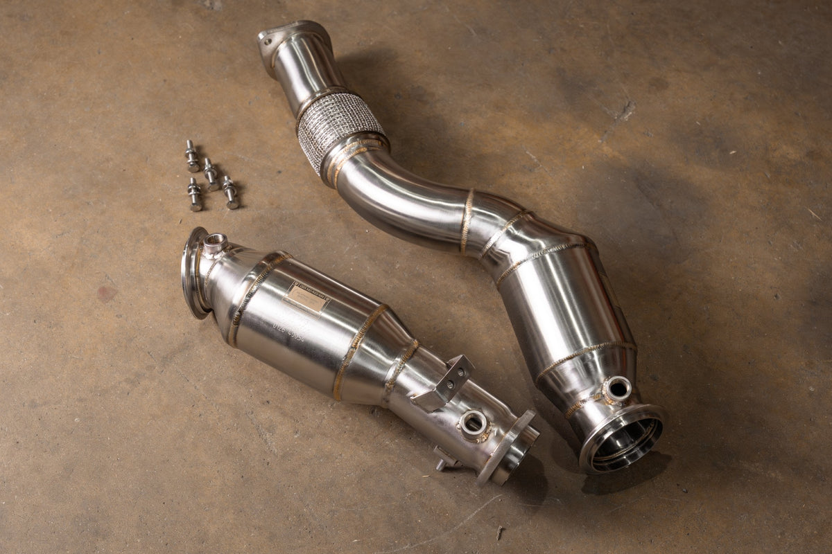 BMW G80/G82/G83/G87 400 Cell Catted Downpipes