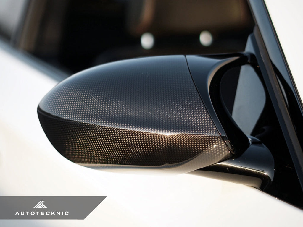 AutoTecknic Replacement Version II Dry Carbon Mirror Covers - E9X M3