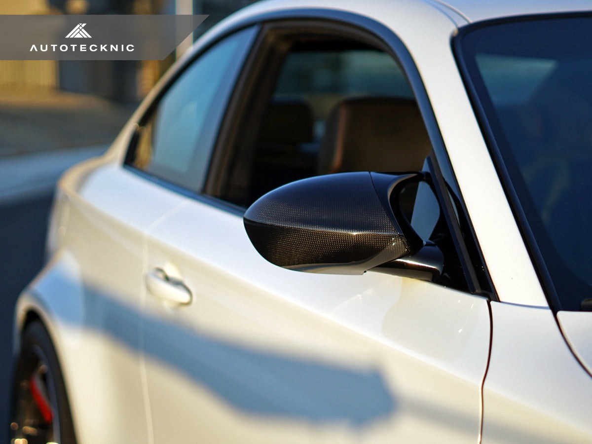 AutoTecknic Replacement Version II Dry Carbon Mirror Covers - E9X M3
