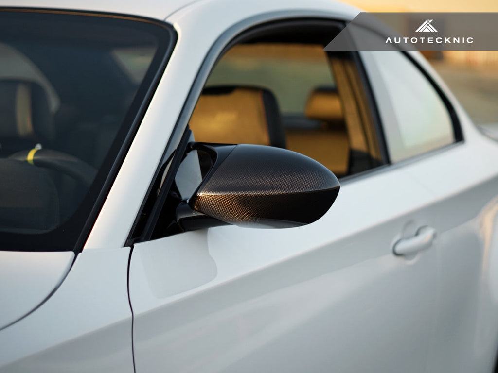 AutoTecknic Replacement Version II Dry Carbon Mirror Covers - E9X M3
