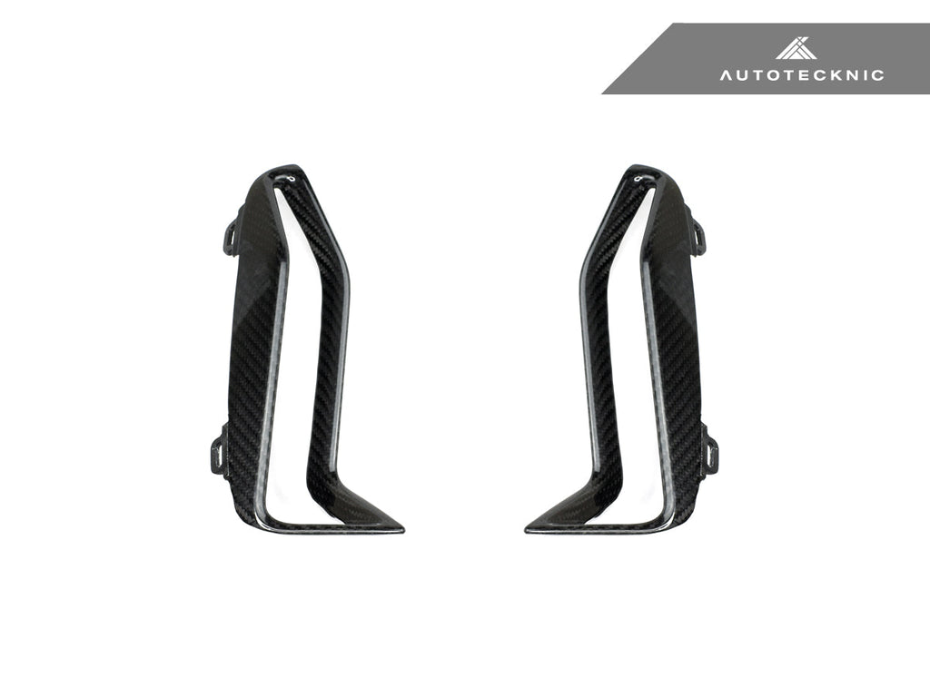 AutoTecknic Dry Carbon Front Bumper Grille Trim Set - G20 M340i M-Sport Pre-LCI