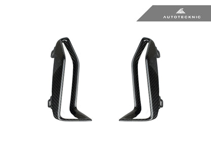 AutoTecknic Dry Carbon Front Bumper Grille Trim Set - G20 M340i M-Sport Pre-LCI