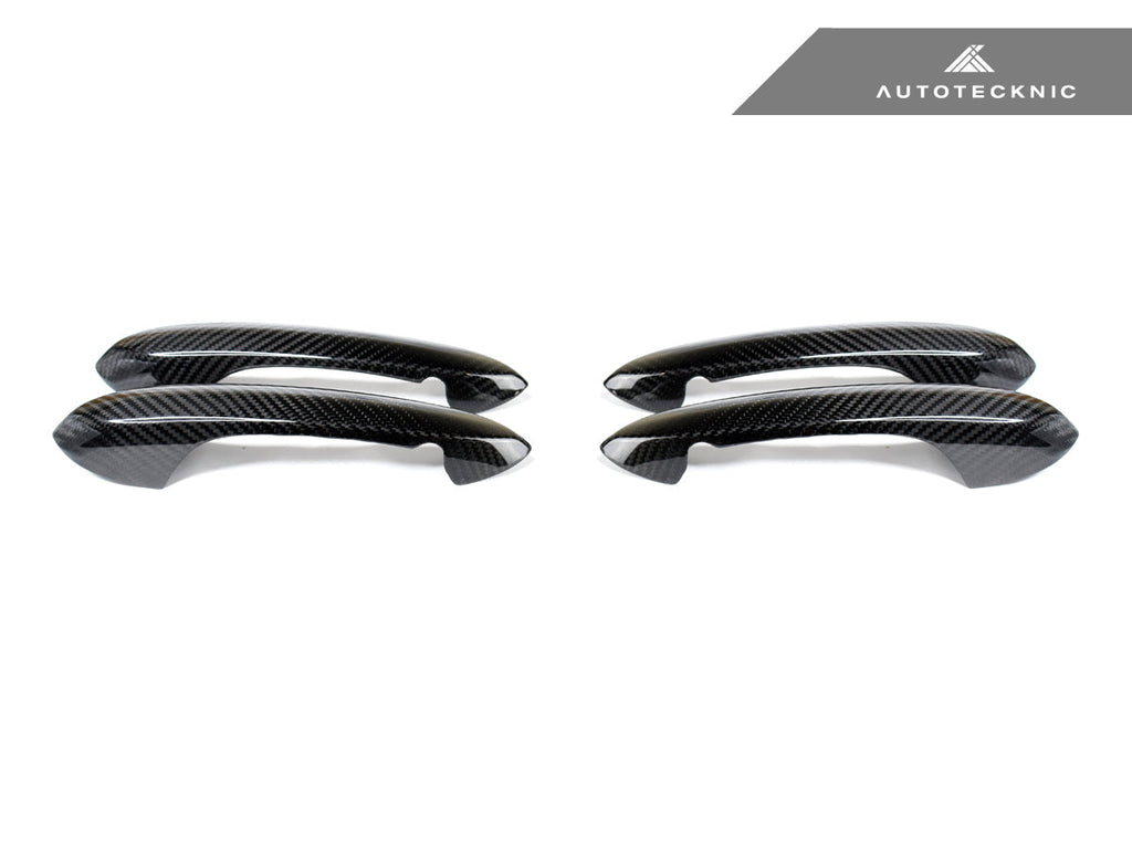AutoTecknic Dry Carbon Door Handle Trim Set - BMW F90 M5