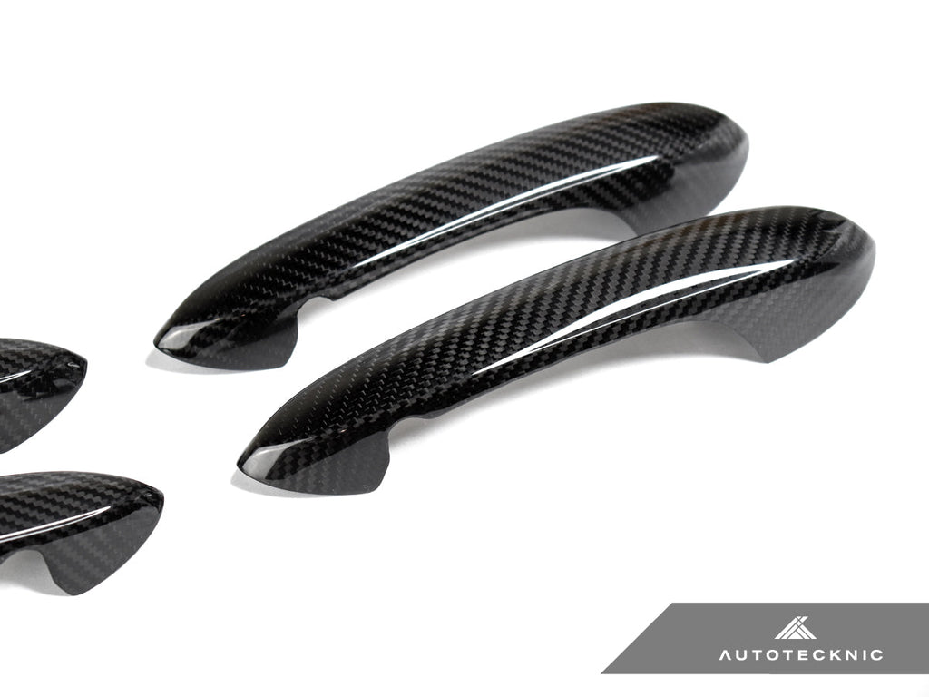 AutoTecknic Dry Carbon Door Handle Trim Set - G20 3-Series