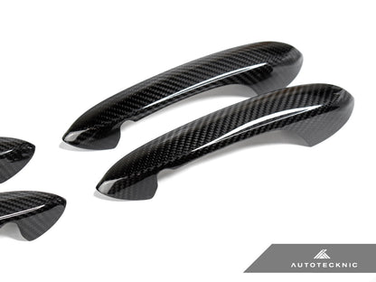 AutoTecknic Dry Carbon Door Handle Trim Set - G82 M4 Coupe | G83 M4 Convertible