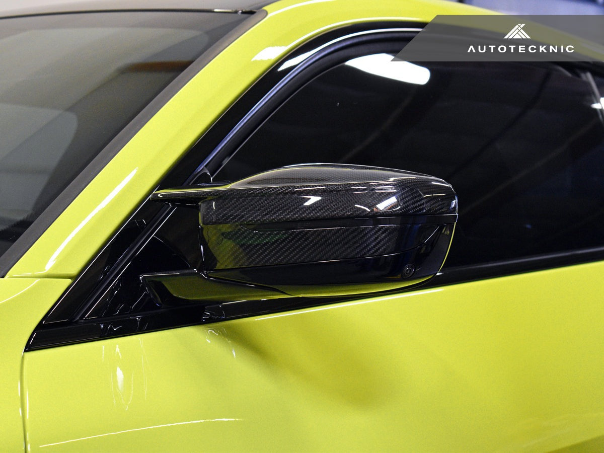 AutoTecknic Dry Carbon Fiber Mirror Covers - G20 M340I LCI