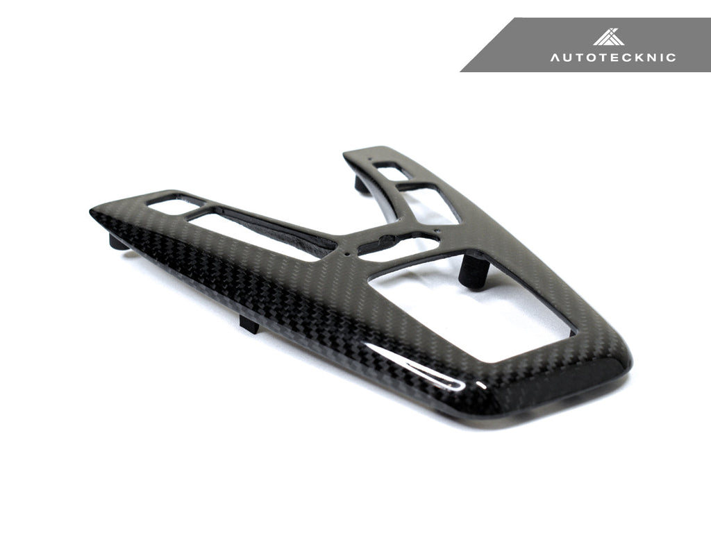 AutoTecknic Dry Carbon Fiber Shift Console Trim - BMW F10 M5 M-DCT