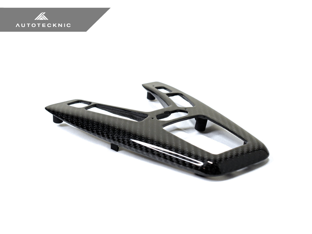 AutoTecknic Dry Carbon Fiber Shift Console Trim - BMW F10 M5 M-DCT