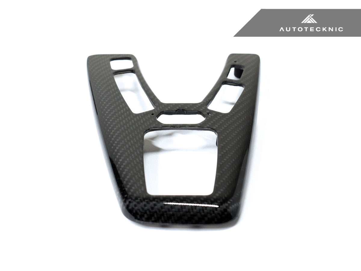 AutoTecknic Dry Carbon Fiber Shift Console Trim - BMW F10 M5 M-DCT
