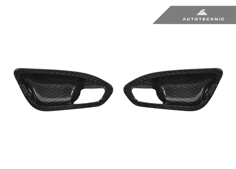 AutoTecknic Dry Carbon Interior Door Handle Trim Set - F87 M2