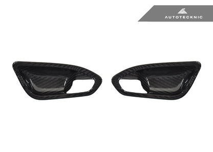AutoTecknic Dry Carbon Interior Door Handle Trim Set - F87 M2