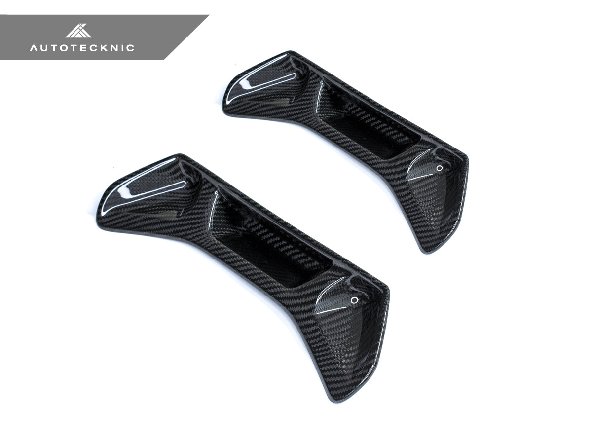 AutoTecknic Dry Carbon Seat Insert Set - A90 Supra
