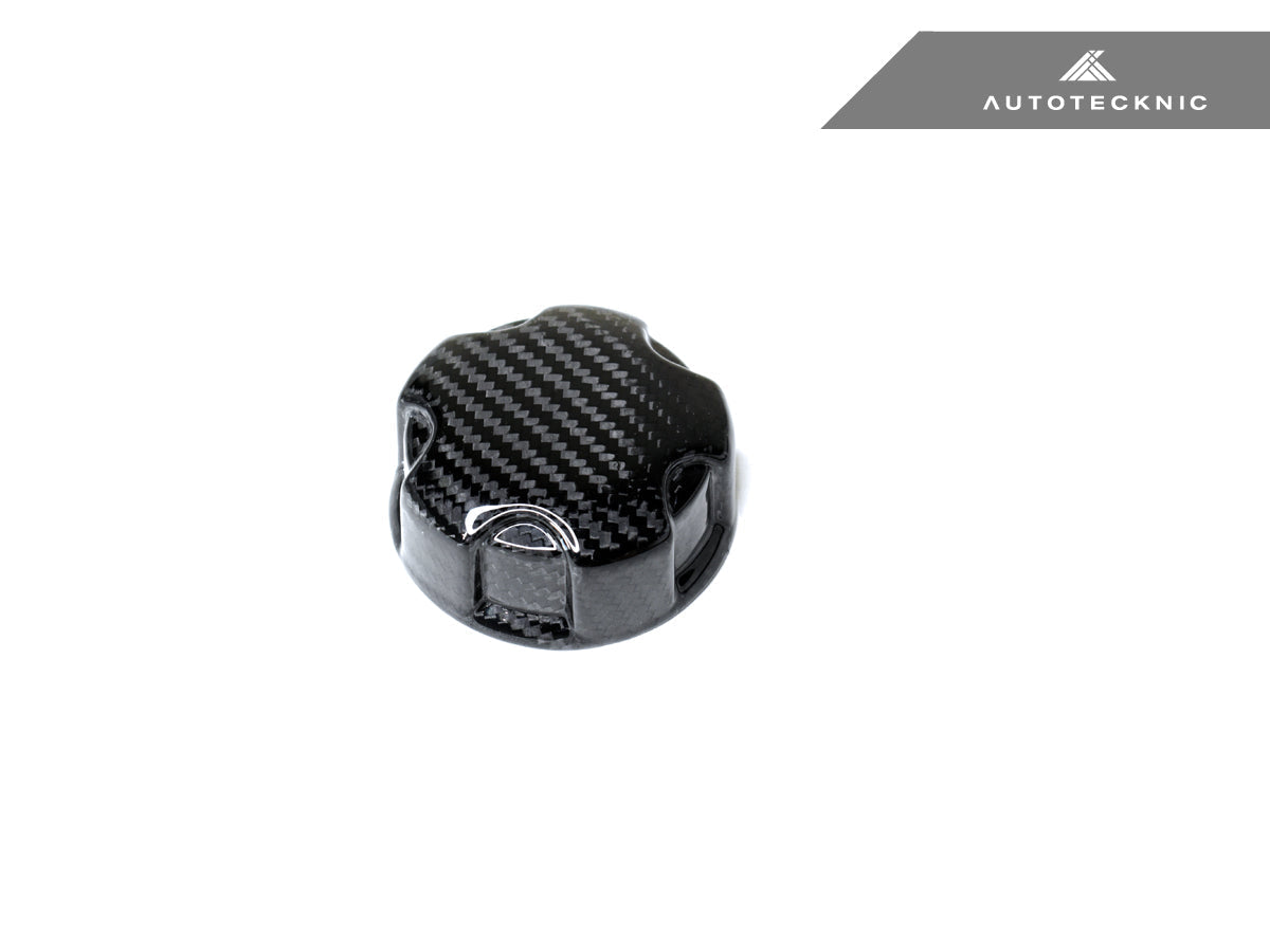 AutoTecknic Dry Carbon Charge Cooler Tank Cap Cover - BMW F10 M5