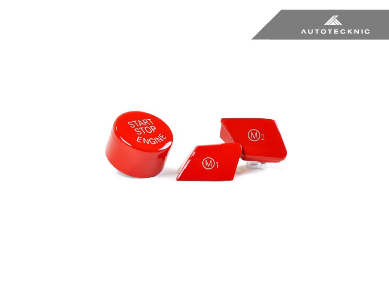 AutoTecknic Bright Red M1/ M2 Button Set - BMW F10 M5 LCI