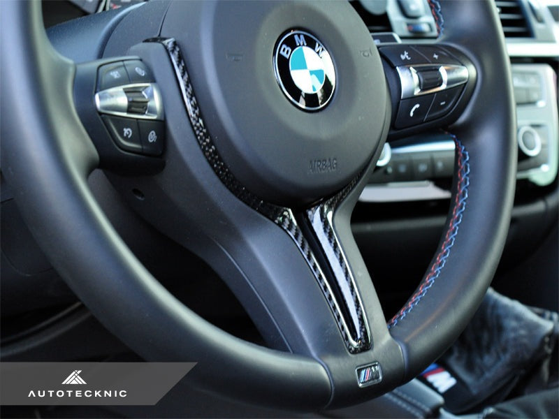 AutoTecknic Carbon Steering Wheel Trim - F87 M2 | F80 M3 | F82/ F83 M4