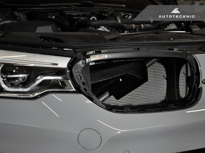 AutoTecknic Dry Carbon Fiber Intake Air Scoop Set - BMW F90 M5