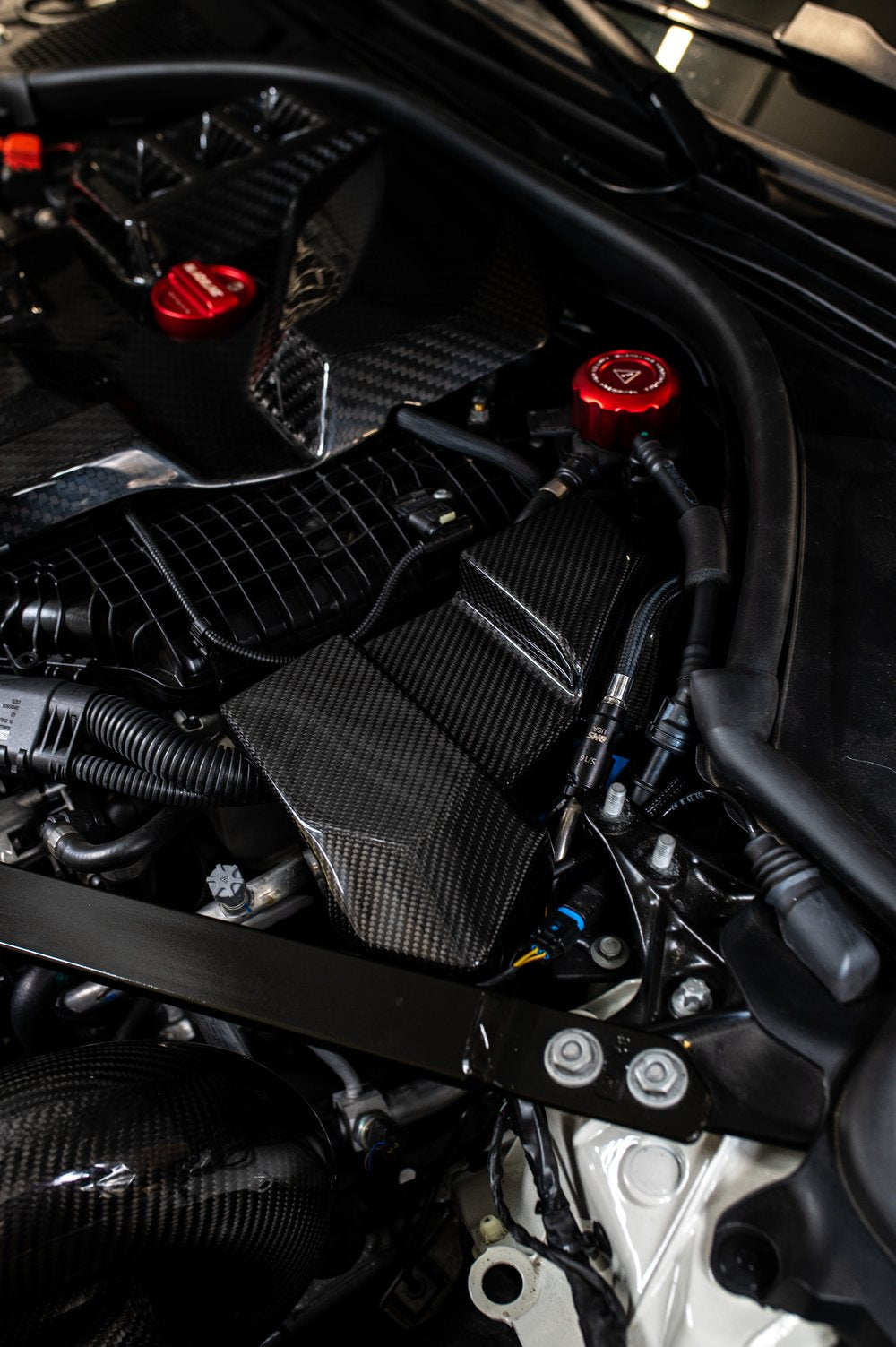 G8X Dry Carbon DME/ECU Replacement Cover
