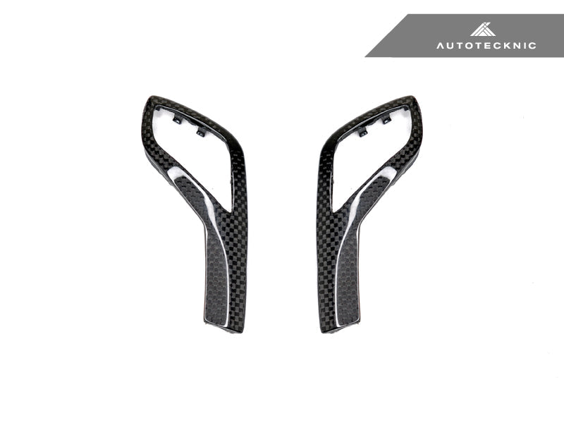 AutoTecknic Carbon Fiber Gear Selector Side Trims - G20 3-Series