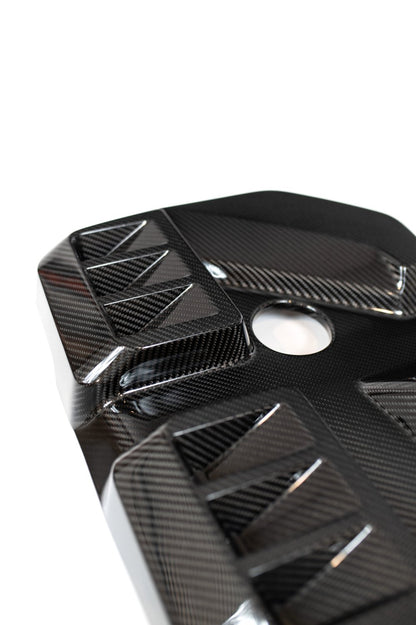 G8X Dry Gloss/Matte Carbon Fiber Engine Cover