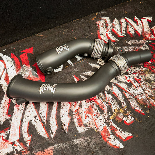 Rvng (F80/F82/F87) S55 3.5' XL Flow Series Catless Downpipes | House of Apex - House of Apex