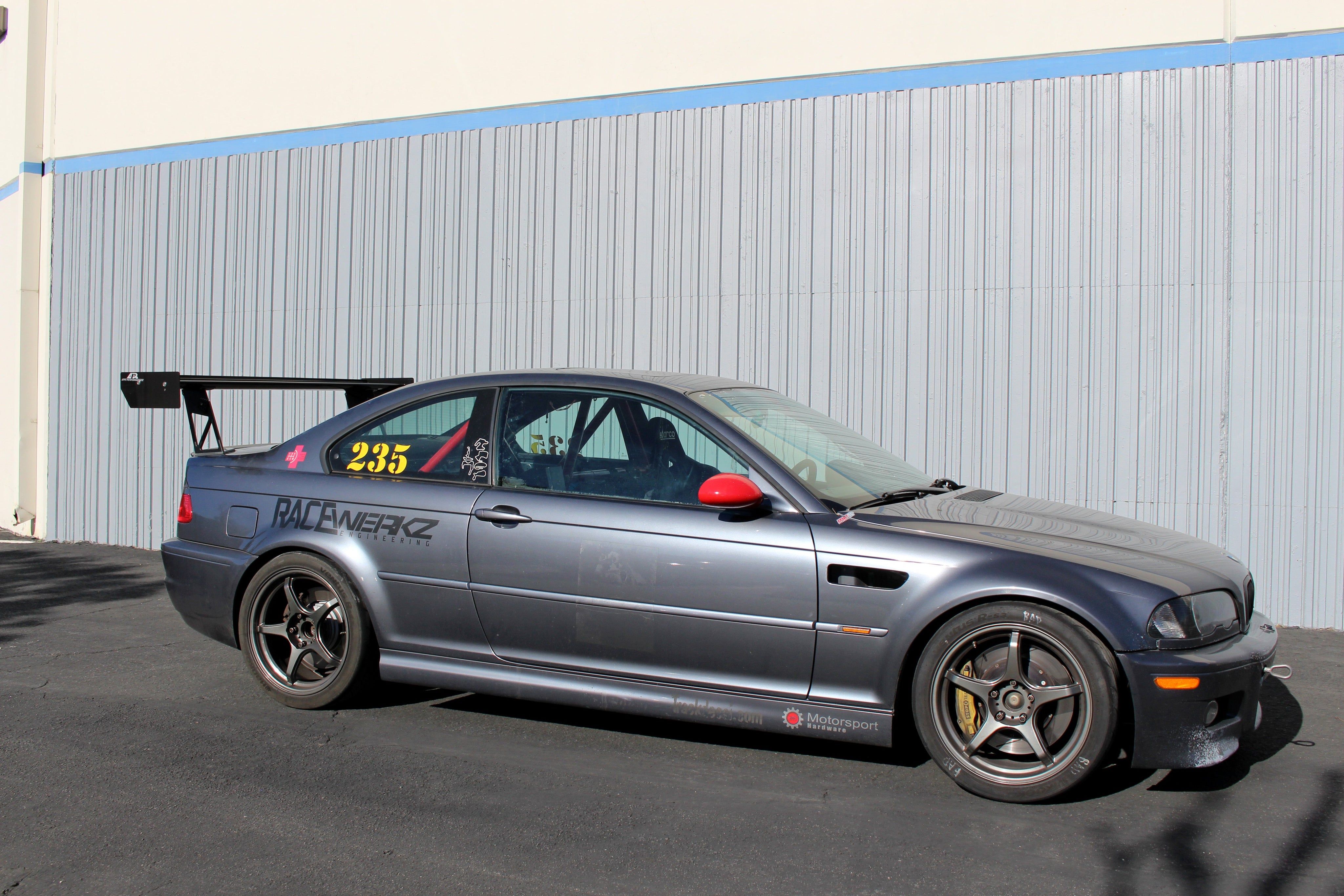 BMW E46 Coupe GT250 Carbon Fiber Adjustable Wing | House of Apex - House of Apex