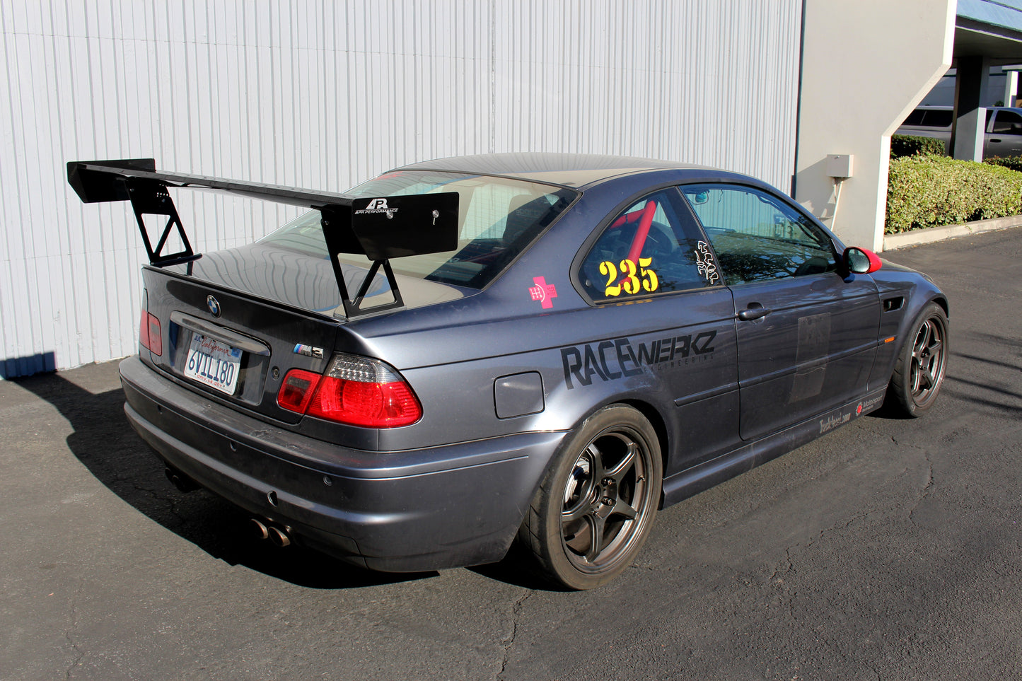 BMW E46 Coupe GT250 Carbon Fiber Adjustable Wing | House of Apex - House of Apex