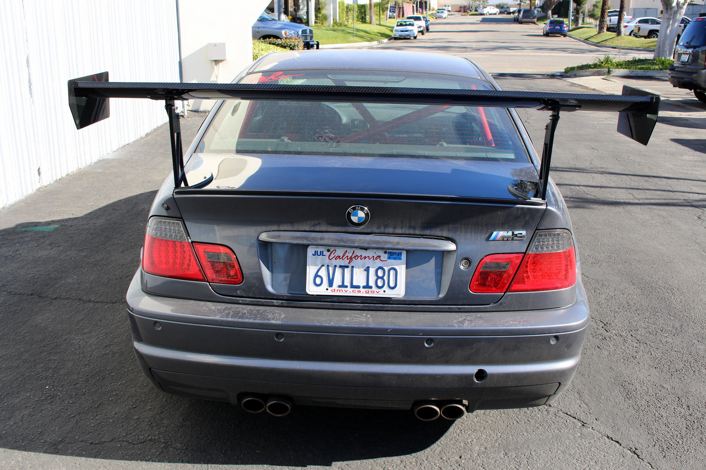 BMW E46 Coupe GT250 Carbon Fiber Adjustable Wing | House of Apex - House of Apex
