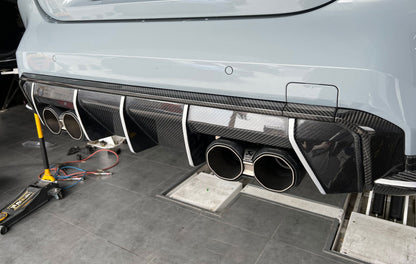 G8X Carbon Fiber Upper Diffuser Trim
