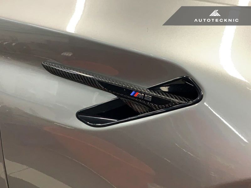 AutoTecknic Carbon Fiber Fender Trim Set - BMW F90 M5