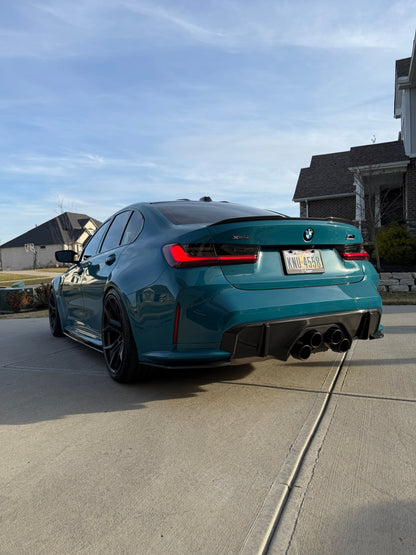G8X Dry Carbon Fiber Rear Skirt Extensions