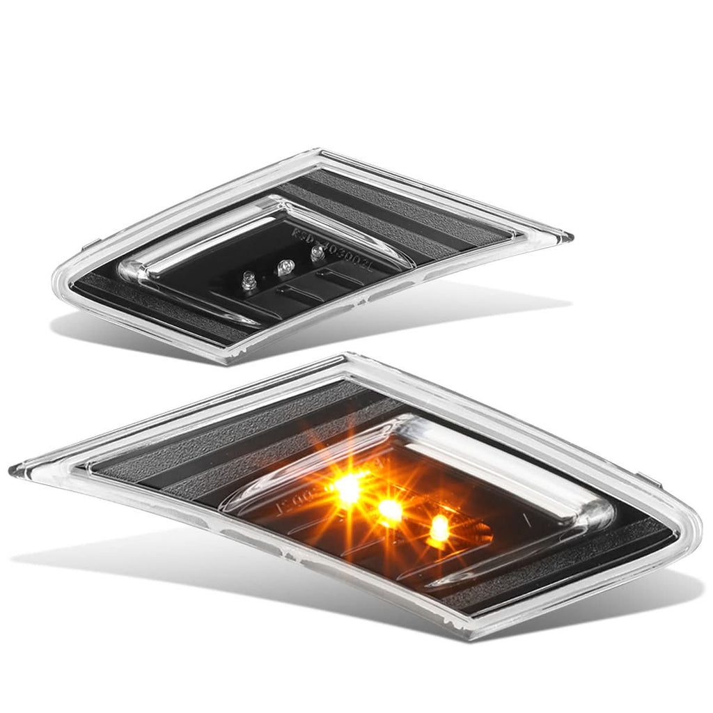 13-16 Subaru BRZ LED Side Marker Lights - Black Housing