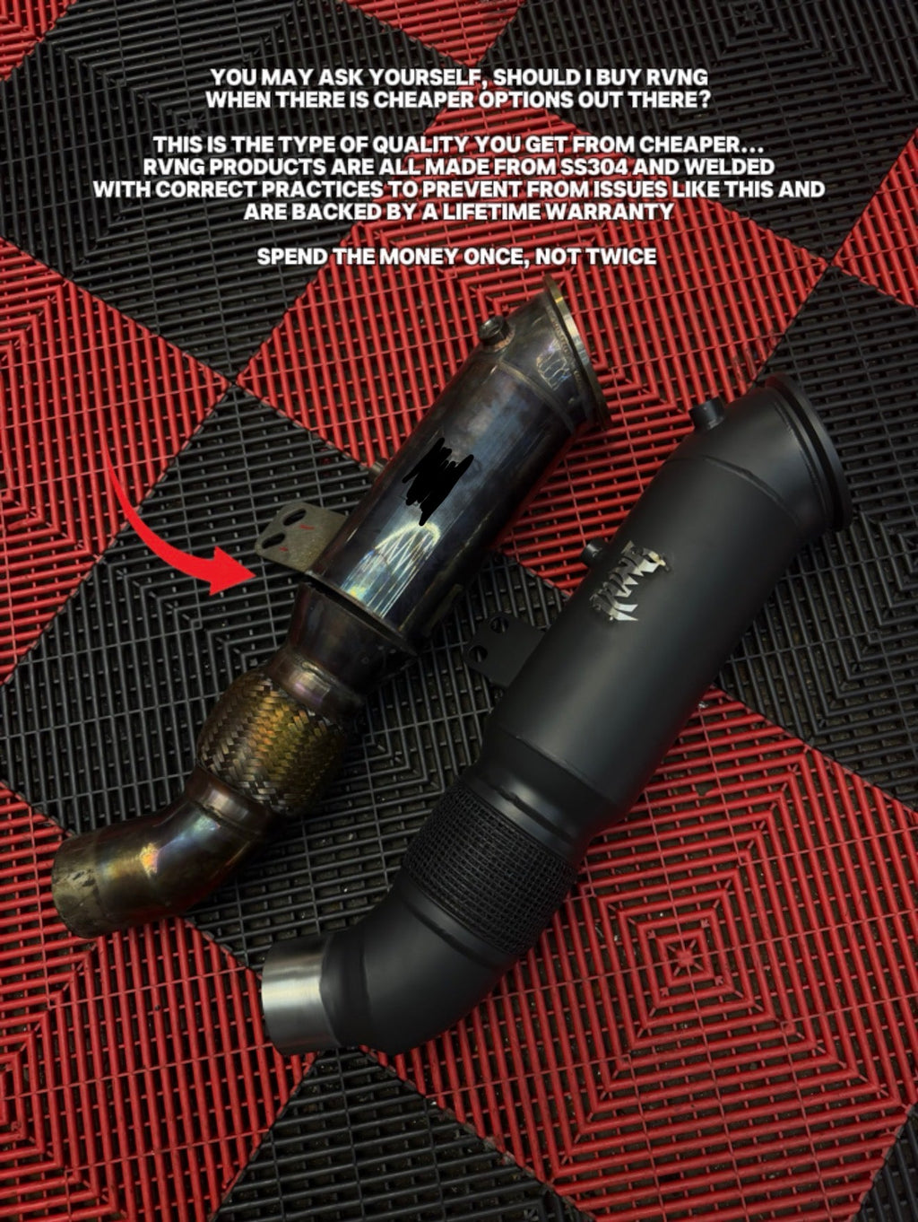 Rvng 4.5" B58 Downpipe for 1/2/3/4/5/7/ series rwd & xdrive – ALL GENERATIONS | House of Apex - House of Apex