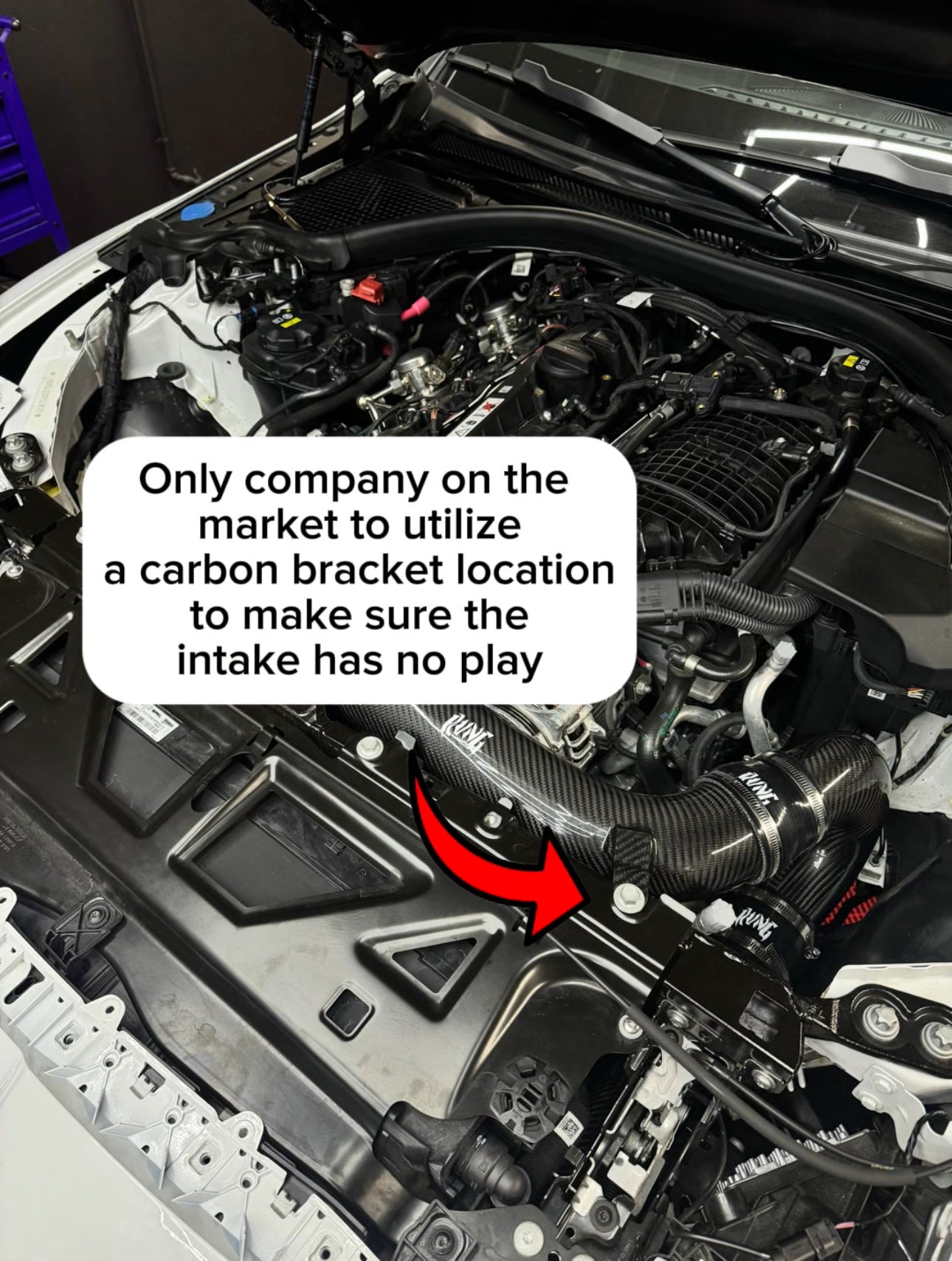 Rvng (G80,G82,G87) V2 S58 Full Carbon Front Mount Intake Kit | House of Apex - House of Apex