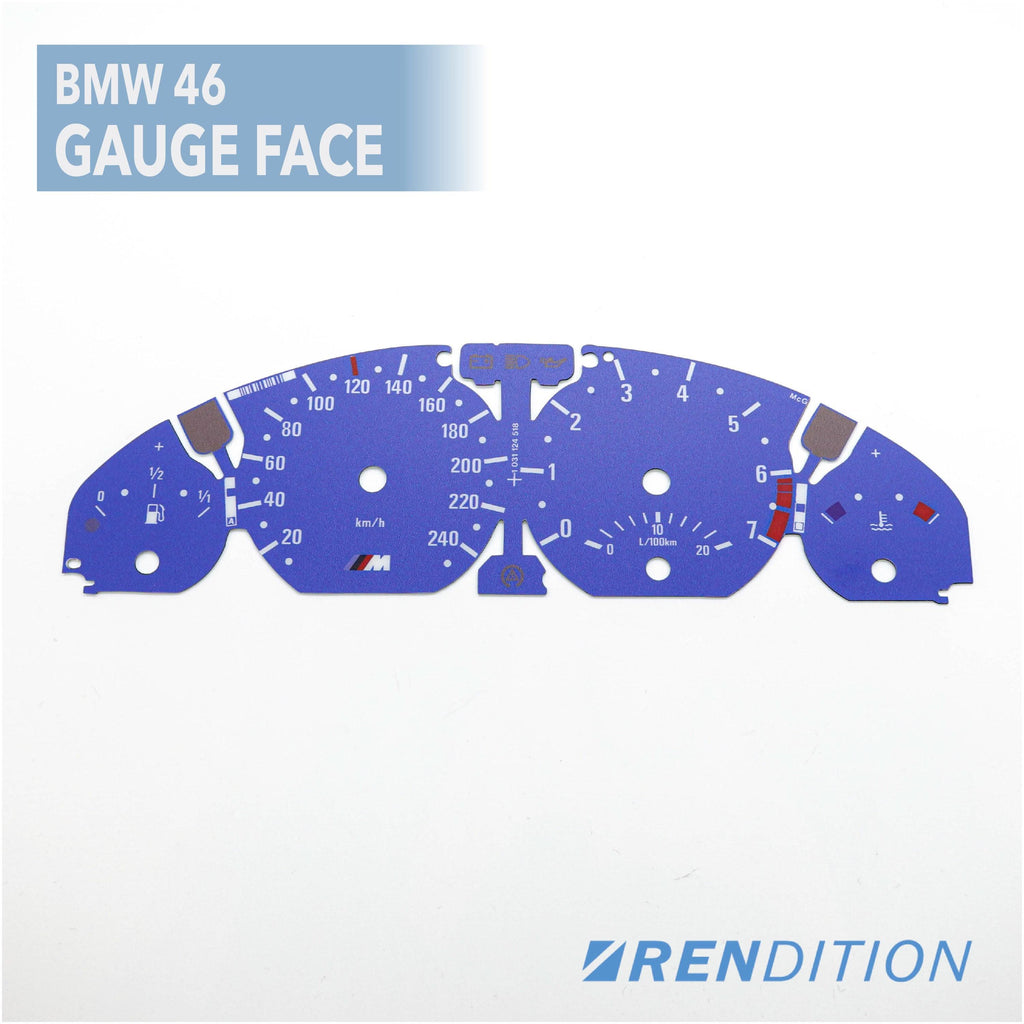 BMW E46 Gauge Cluster Face