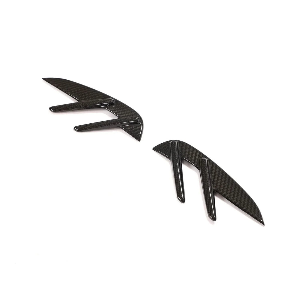 Dry Carbon Fiber Front Fender Vent Trim Set – BMW G80 M3 Competition (2021+)