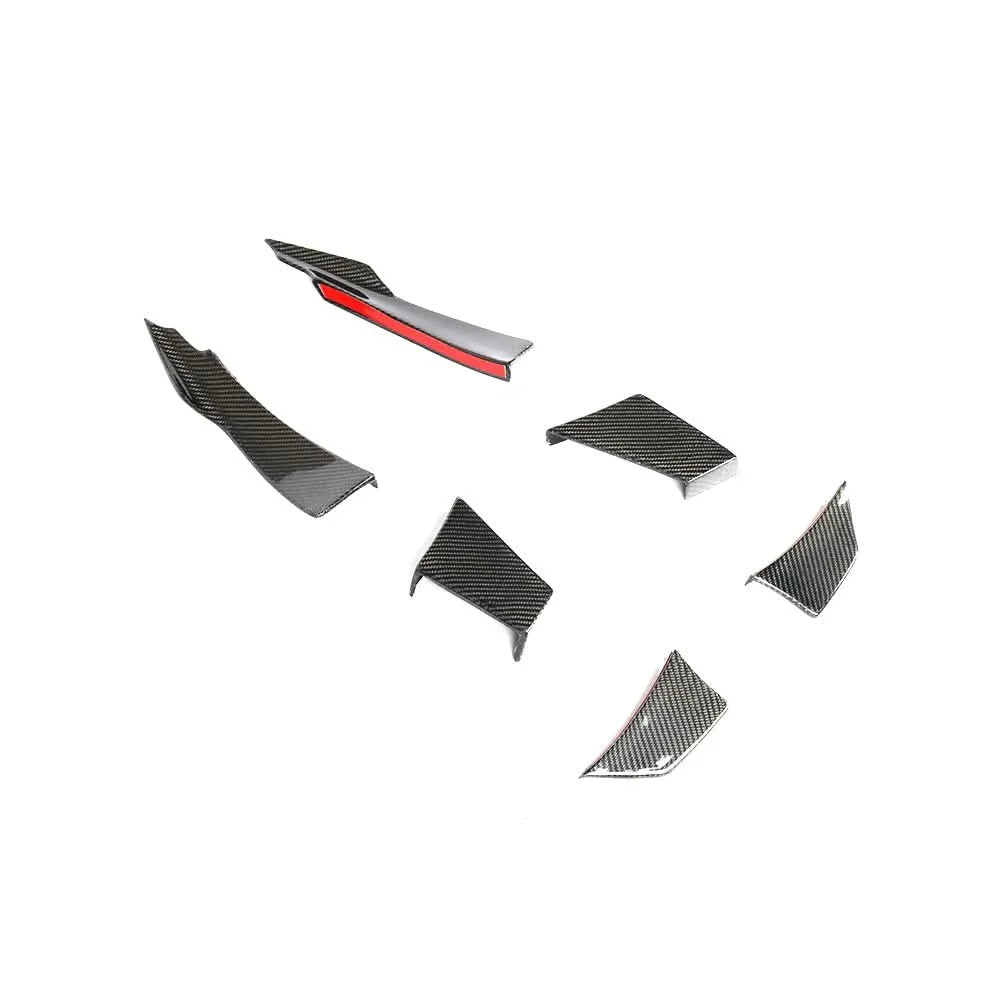 Performance Carbon Fiber Front Canards Bumper Fins for BMW F80 M3 & F82 F83 M4 2014-2020