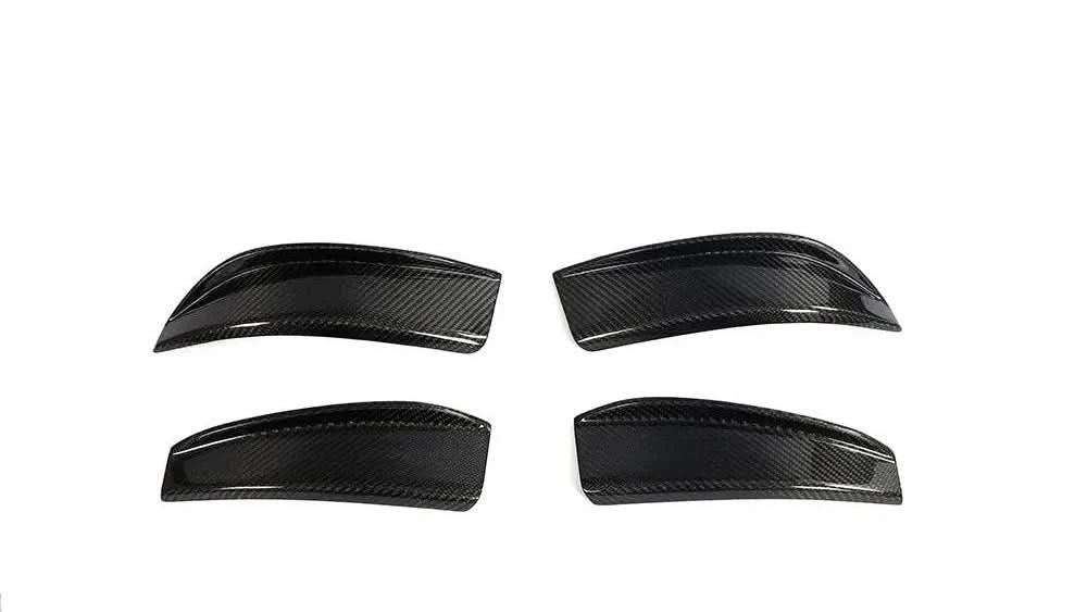 Carbon Fiber Front Bumper Canards Fins & Splitter Aprons for BMW G80 M3 G82 G83 M4 2021-2023
